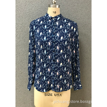 women`s  navy pint shirt